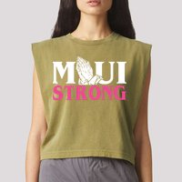 Maui Strong Garment-Dyed Women's Muscle Tee