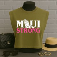 Maui Strong Garment-Dyed Women's Muscle Tee