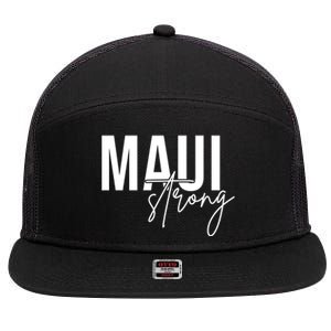 Maui Strong 7 Panel Mesh Trucker Snapback Hat