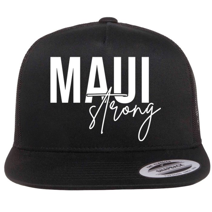 Maui Strong Flat Bill Trucker Hat