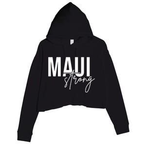 Maui Strong Crop Fleece Hoodie