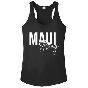 Maui Strong Ladies PosiCharge Competitor Racerback Tank