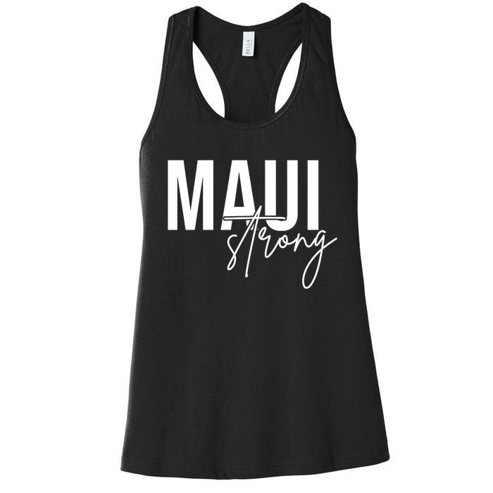 Maui Strong Women's Racerback Tank