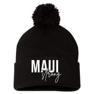 Maui Strong Pom Pom 12in Knit Beanie