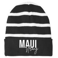 Maui Strong Striped Beanie with Solid Band