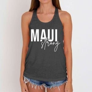 Maui Strong Women's Knotted Racerback Tank