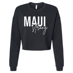 Maui Strong Cropped Pullover Crew