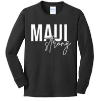 Maui Strong Kids Long Sleeve Shirt