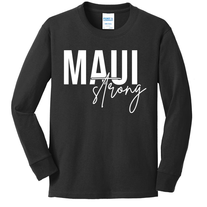 Maui Strong Kids Long Sleeve Shirt