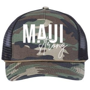 Maui Strong Retro Rope Trucker Hat Cap