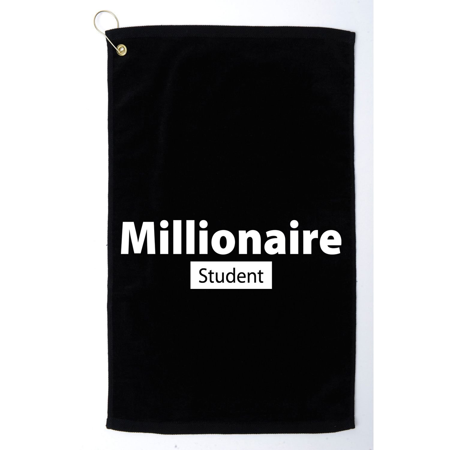 Millionaire Student Golf Towel
