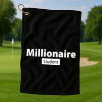 Millionaire Student Golf Towel