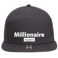 Millionaire Student 7 Panel Mesh Trucker Snapback Hat