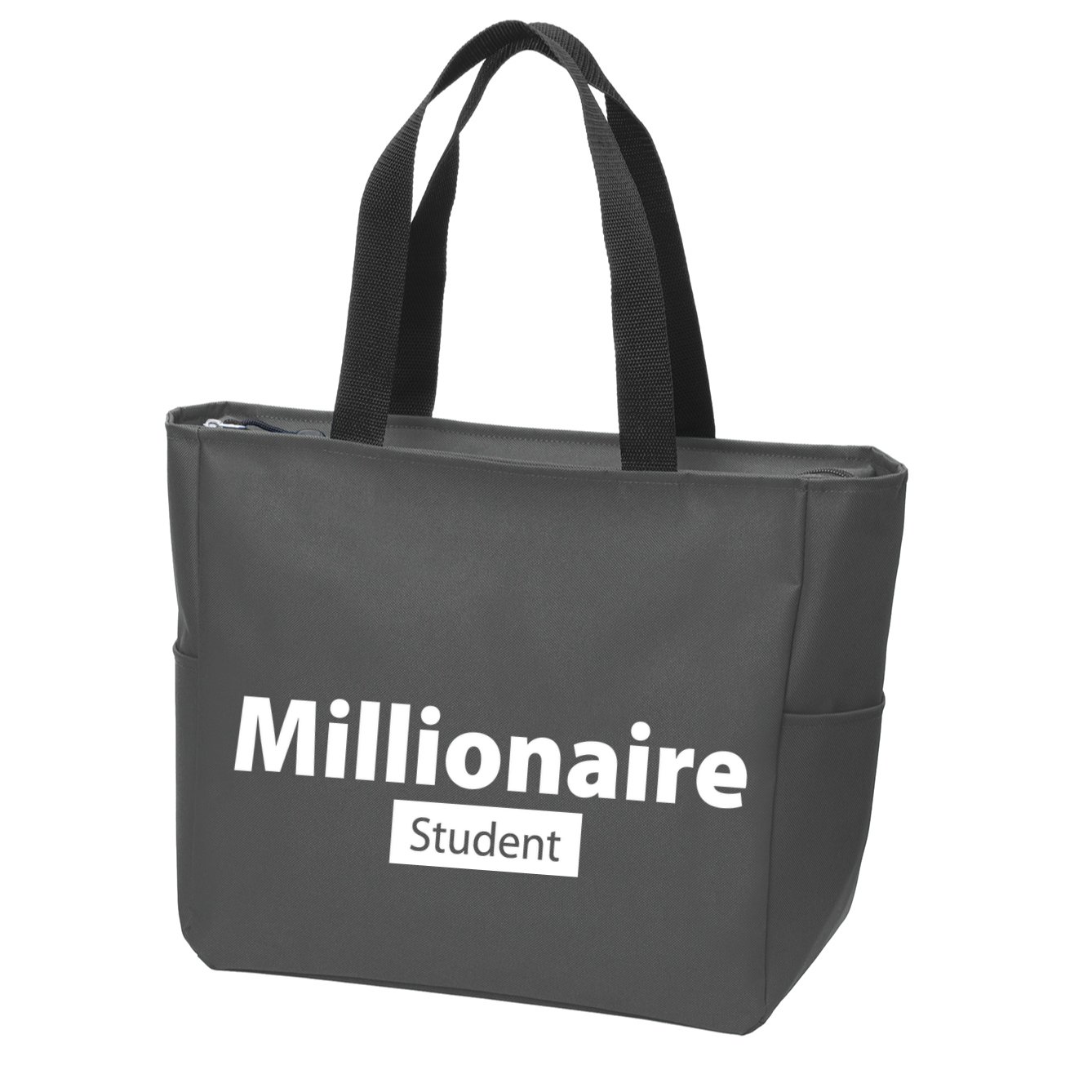Millionaire Student Zip Tote Bag