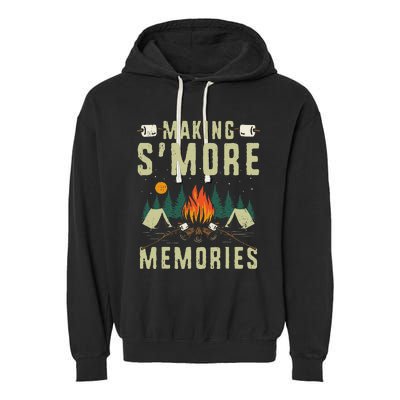 Making SMore Memories Camping Lover Matching Family Camping Garment-Dyed Fleece Hoodie