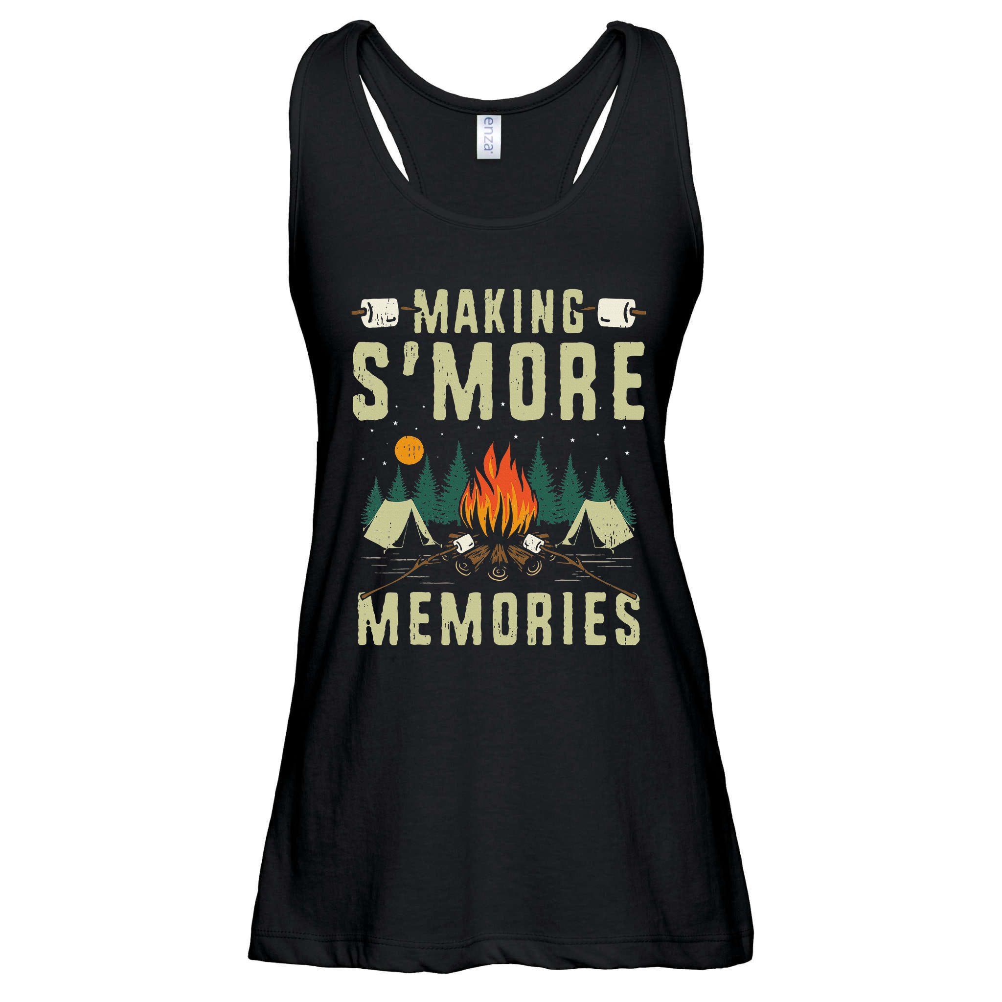 Making SMore Memories Camping Lover Matching Family Camping Ladies Essential Flowy Tank