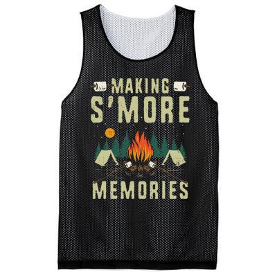 Making SMore Memories Camping Lover Matching Family Camping Mesh Reversible Basketball Jersey Tank