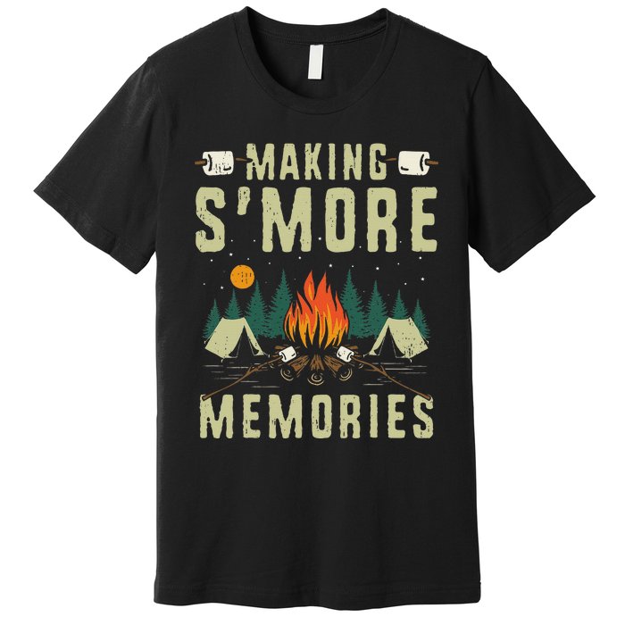 Making SMore Memories Camping Lover Matching Family Camping Premium T-Shirt