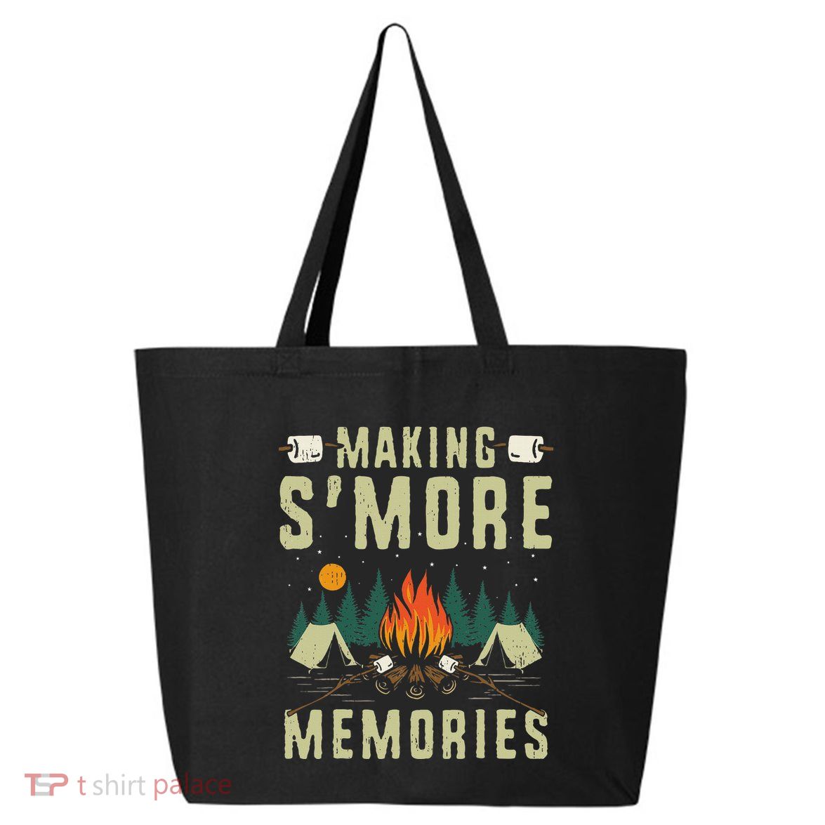 Making SMore Memories Camping Lover Matching Family Camping 25L Jumbo Tote
