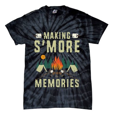 Making SMore Memories Camping Lover Matching Family Camping Tie-Dye T-Shirt