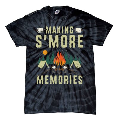 Making SMore Memories Camping Lover Matching Family Camping Tie-Dye T-Shirt