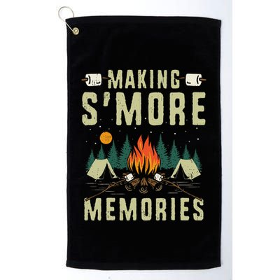 Making SMore Memories Camping Lover Matching Family Camping Golf Towel