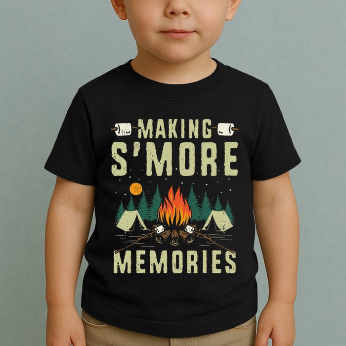 Making SMore Memories Camping Lover Matching Family Camping Toddler T-Shirt