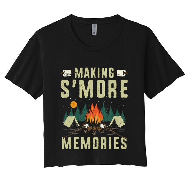 Making SMore Memories Camping Lover Matching Family Camping Crop Top