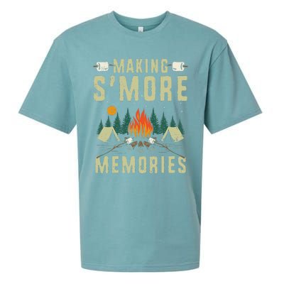 Making SMore Memories Camping Lover Matching Family Camping Sueded Cloud Jersey T-Shirt