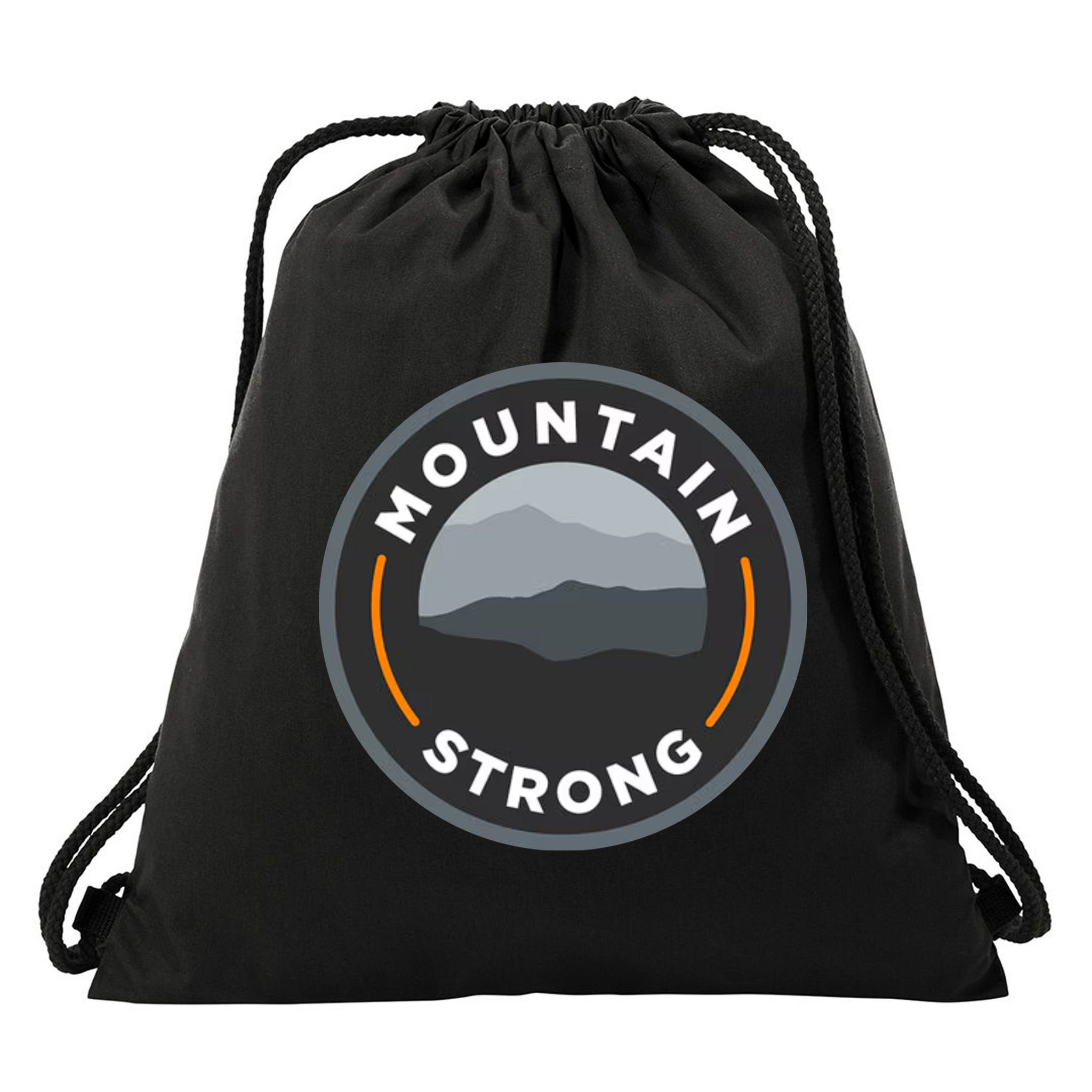 Mountain Strong Drawstring Bag