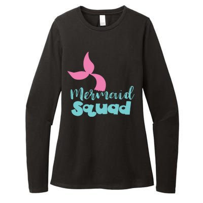 Mermaid Squad Womens CVC Long Sleeve Shirt