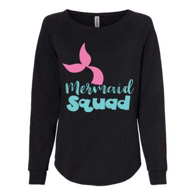 Mermaid Squad Womens California Wash Sweatshirt