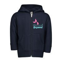 Mermaid Squad Toddler Zip Fleece Hoodie