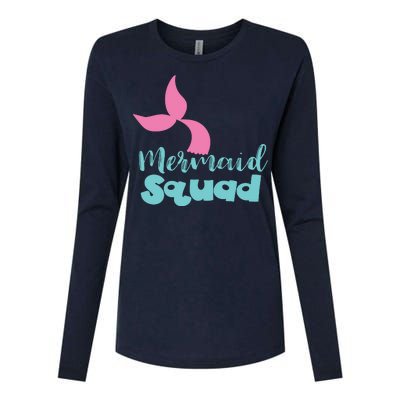 Mermaid Squad Womens Cotton Relaxed Long Sleeve T-Shirt