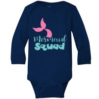 Mermaid Squad Baby Long Sleeve Bodysuit