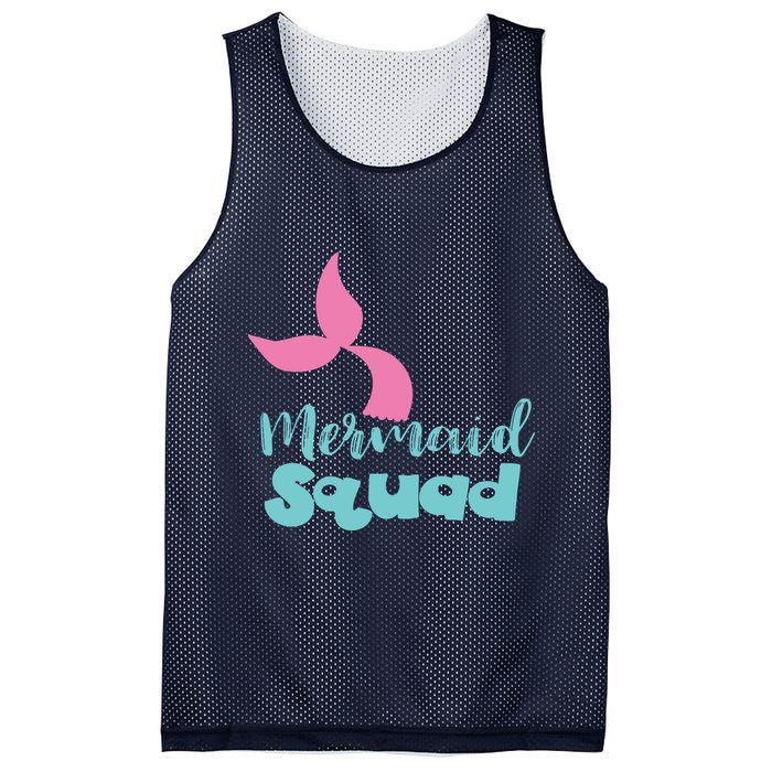 Mermaid Squad Mesh Reversible Basketball Jersey Tank