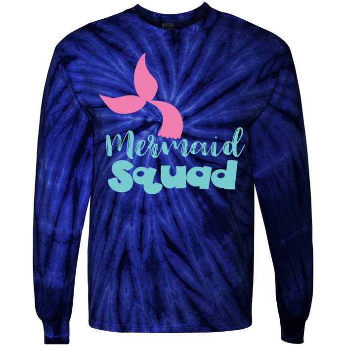 Mermaid Squad Tie-Dye Long Sleeve Shirt