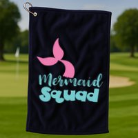 Mermaid Squad Golf Towel