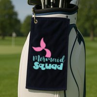 Mermaid Squad Golf Towel