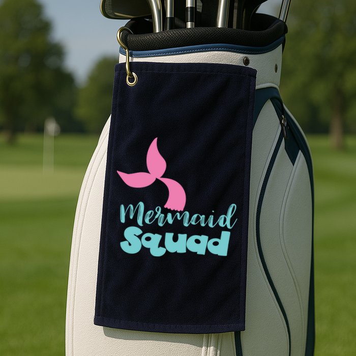 Mermaid Squad Golf Towel