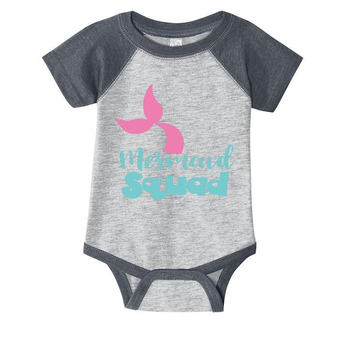 Mermaid Squad Infant Baby Jersey Bodysuit