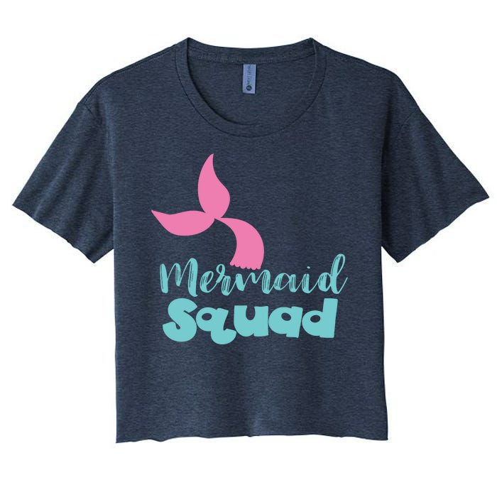 Mermaid Squad Women's Crop Top Tee