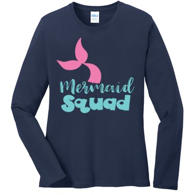 Mermaid Squad Ladies Long Sleeve Shirt