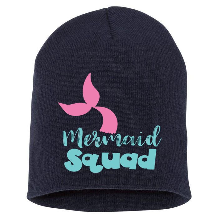 Mermaid Squad Short Acrylic Beanie