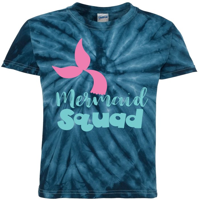 Mermaid Squad Kids Tie-Dye T-Shirt