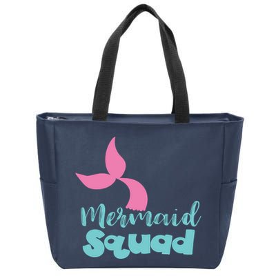 Mermaid Squad Zip Tote Bag