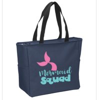 Mermaid Squad Zip Tote Bag