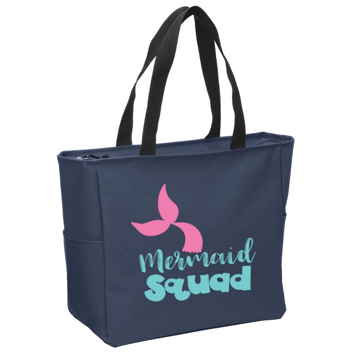 Mermaid Squad Zip Tote Bag