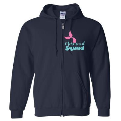 Mermaid Squad Full Zip Hoodie