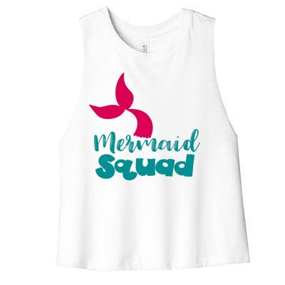 Mermaid Squad Women's Racerback Cropped Tank